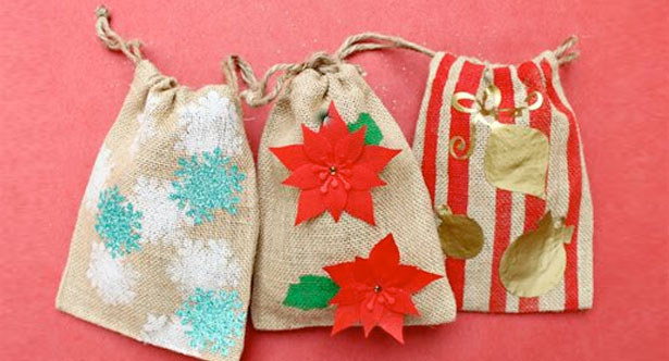 Adults Christmas crafting evening – Make your own recycled gift bags.